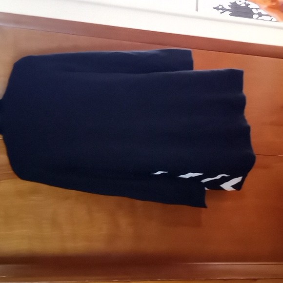 EUC Kasper Wool Bend Cheveron Cardigan Size Medium - Picture 3 of 7